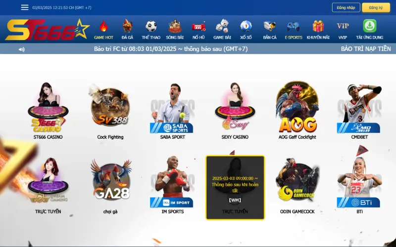 Top Game Hot Tại ST666
